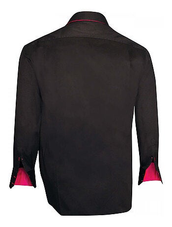 Chemise homme grande taille mode coupe droite FARO Doublissimo Bordeaux , 53,54 6XL