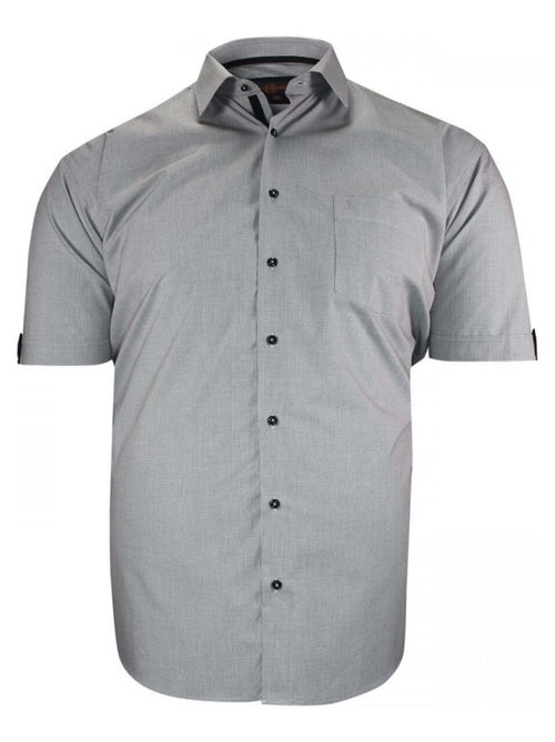 Chemise homme grande taille motifs à carreaux coupe droite CLASSICO Doublissimo Noir , 47,48 3XL - Kiabi