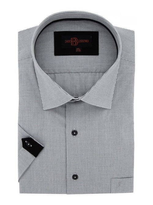 Chemise homme grande taille motifs à carreaux coupe droite CLASSICO Doublissimo Noir , 47,48 3XL - Kiabi