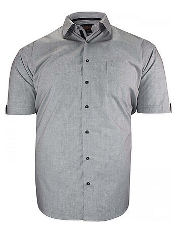 Chemise homme grande taille motifs à carreaux coupe droite CLASSICO Doublissimo