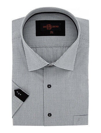 Chemise homme grande taille motifs à carreaux coupe droite CLASSICO Doublissimo