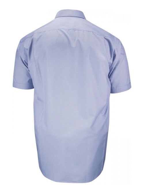 Chemise homme grande taille motifs à carreaux coupe droite VICHINI Doublissimo Bleu , 45,46 2XL - Kiabi