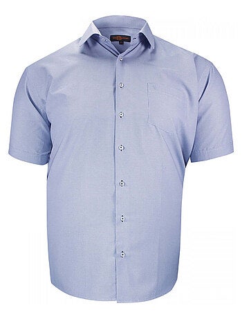 Chemise homme grande taille motifs à carreaux coupe droite VICHINI Doublissimo