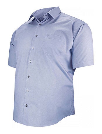 Chemise homme grande taille motifs à carreaux coupe droite VICHINI Doublissimo