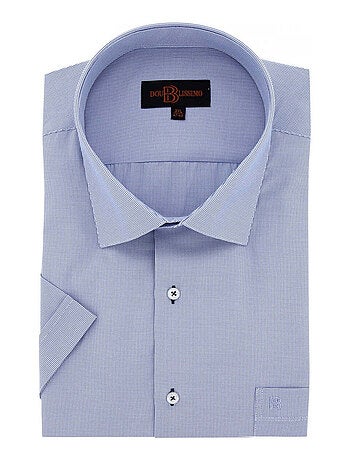 Chemise homme grande taille motifs à carreaux coupe droite VICHINI Doublissimo