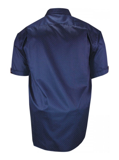 Chemise homme grande taille motifs à pois coupe droite FESTE Doublissimo Bleu , 47,48 3XL - Kiabi