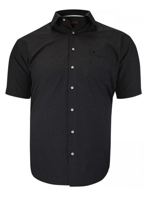 Chemise homme grande taille motifs à pois coupe droite NOTTE Doublissimo Noir , 47,48 3XL - Kiabi