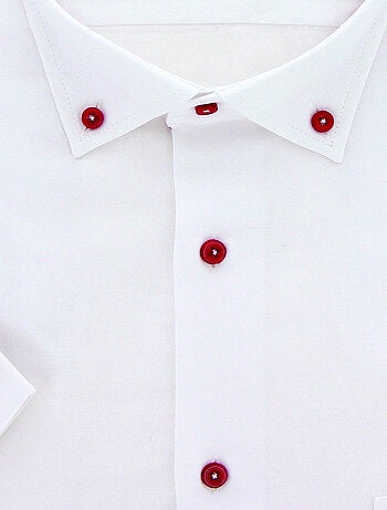 Chemise homme grande taille petit col boutonné coupe droite RAFFINATO Doublissimo Beige , 49,50 4XL