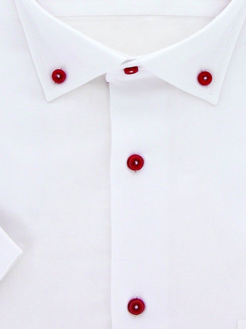 Chemise homme grande taille petit col boutonné coupe droite RAFFINATO Doublissimo Beige , 49,50 4XL - Kiabi