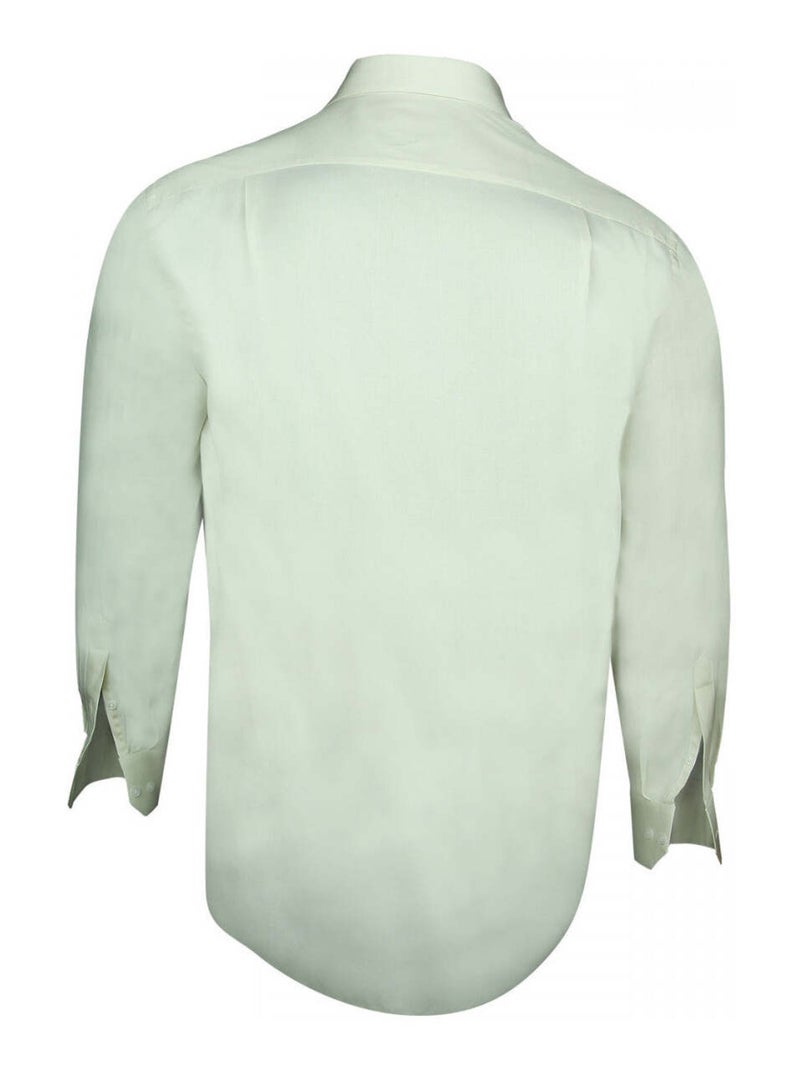 Chemise homme grande taille popeline coupe droite TRADITIONNELLE Doublissimo Beige , 47,48 3XL Beige - Kiabi