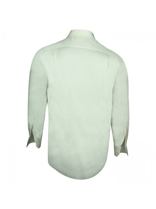 Chemise homme grande taille popeline coupe droite TRADITIONNELLE Doublissimo Bleu clair , 45,46 2XL - Kiabi