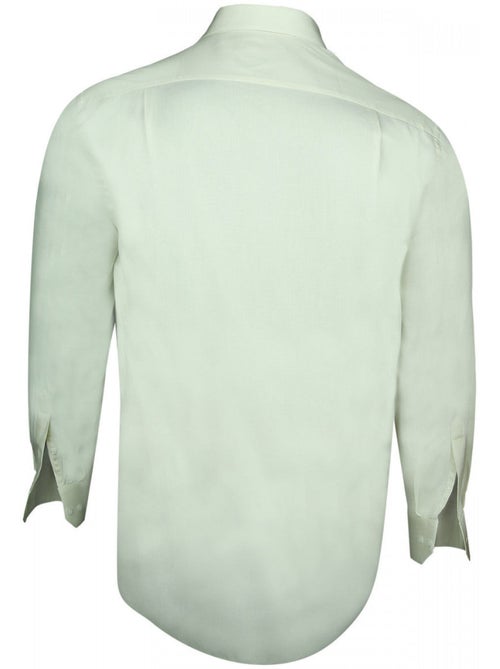 Chemise homme grande taille popeline coupe droite TRADITIONNELLE Doublissimo - Kiabi