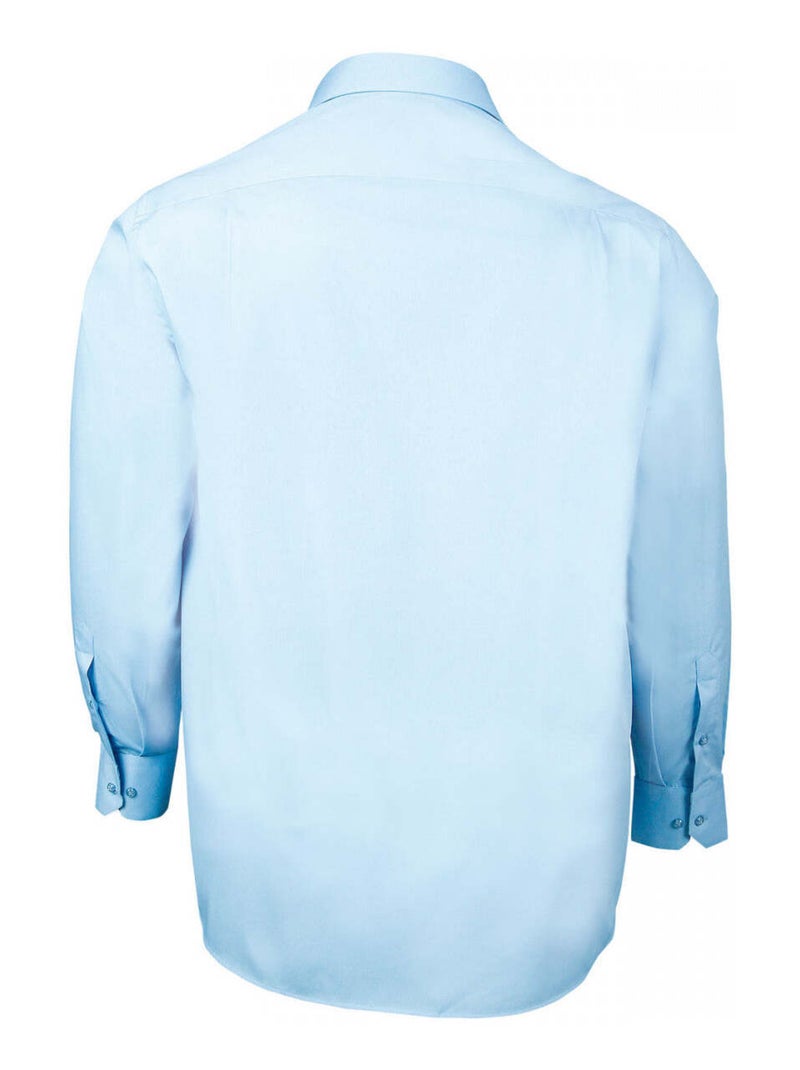 Chemise homme grande taille premium coupe droite BASIC Doublissimo Bleu , 51,52 5XL Bleu - Kiabi