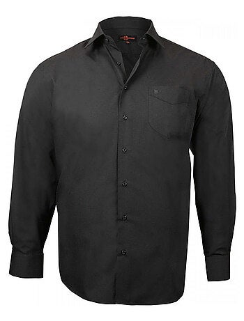 Chemise homme grande taille premium coupe droite BASIC Doublissimo Bleu ciel , 53,54 6XL