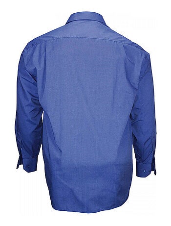 Chemise homme grande taille premium coupe droite fil a fil doublissimo