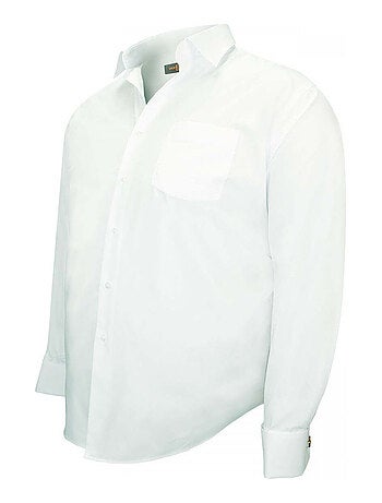 Chemise homme grande taille premium coupe droite MOUSQUETAIRE Doublissimo Noir , 47,48 3XL