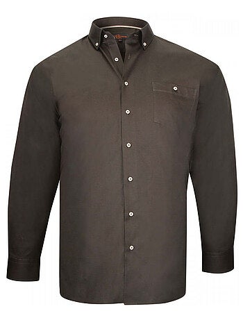 Chemise homme grande taille repassage facile coupe droite COLBO Doublissimo Bleu ciel , 45,46 2XL