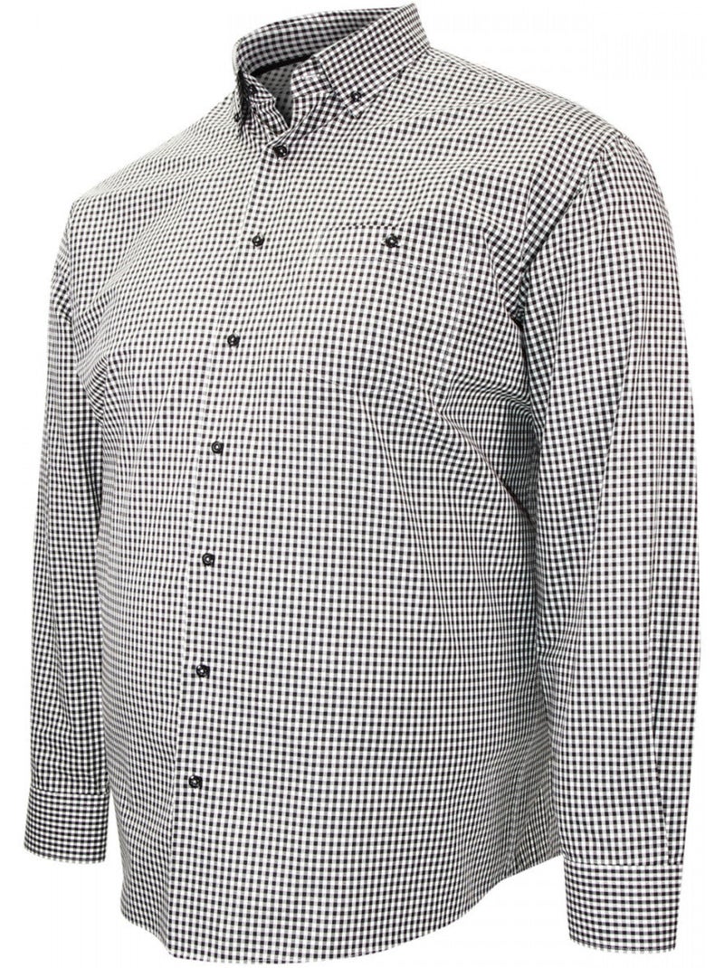 Chemise homme grande taille repassage facile coupe droite VICKY Doublissimo Blanc , 47,48 3XL Blanc - Kiabi