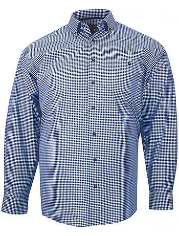Chemise homme grande taille repassage facile coupe droite VICKY Doublissimo
