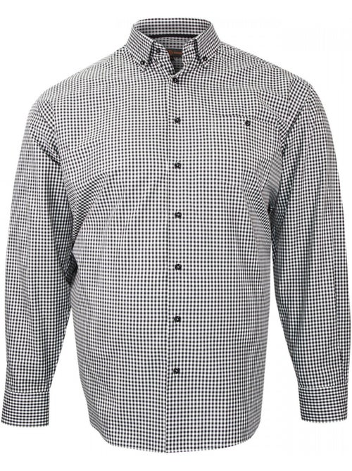 Chemise homme grande taille repassage facile coupe droite VICKY Doublissimo - Kiabi Chemise homme grande taille repassage facile coupe droite VICKY Doublissimo - Kiabi