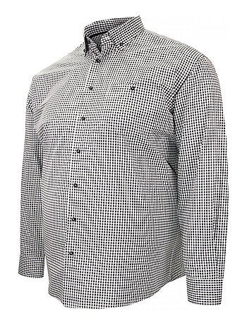 Chemise homme grande taille repassage facile coupe droite VICKY Doublissimo Blanc , 47,48 3XL