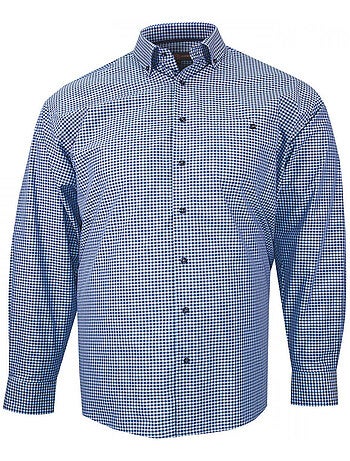 Chemise homme grande taille repassage facile coupe droite VICKY Doublissimo