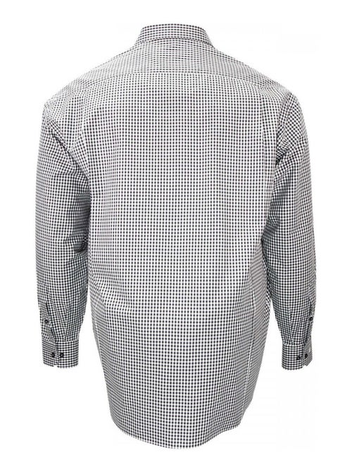 Chemise homme grande taille repassage facile coupe droite VICKY Doublissimo Bleu , 45,46 2XL - Kiabi