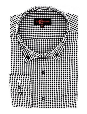 Chemise homme grande taille repassage facile coupe droite VICKY Doublissimo
