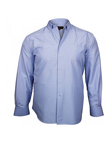 Chemise homme grande taille sport coupe droite CHECKED Doublissimo