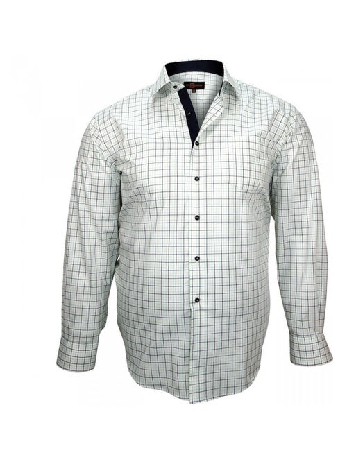 Chemise homme grande taille sport coupe droite CLASSIC Doublissimo Bleu , 45,46 2XL - Kiabi