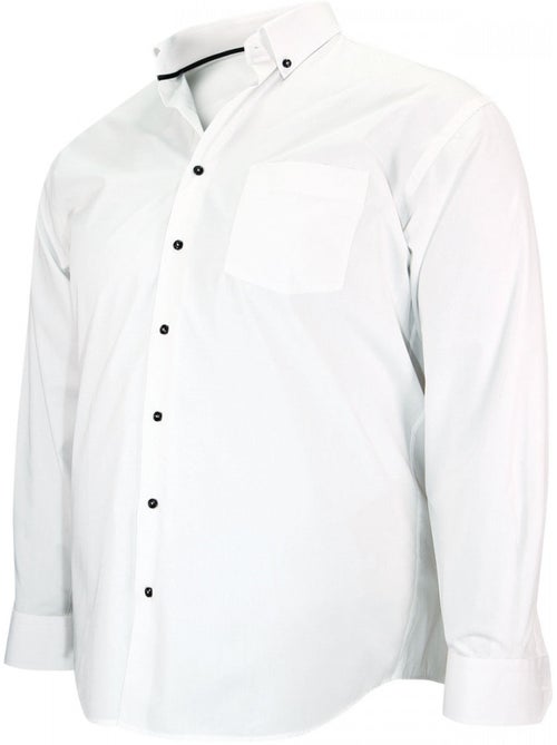 Chemise homme grande taille sport coupe droite MONTEROSSO Doublissimo - Kiabi