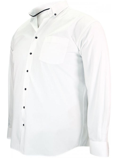 Chemise homme grande taille sport coupe droite MONTEROSSO Doublissimo - Kiabi Chemise homme grande taille sport coupe droite MONTEROSSO Doublissimo - Kiabi
