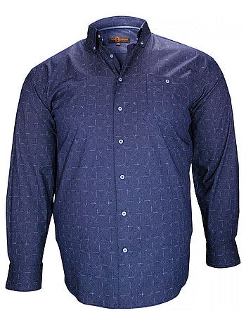 Chemise homme grande taille sport coupe droite NORWICH Doublissimo