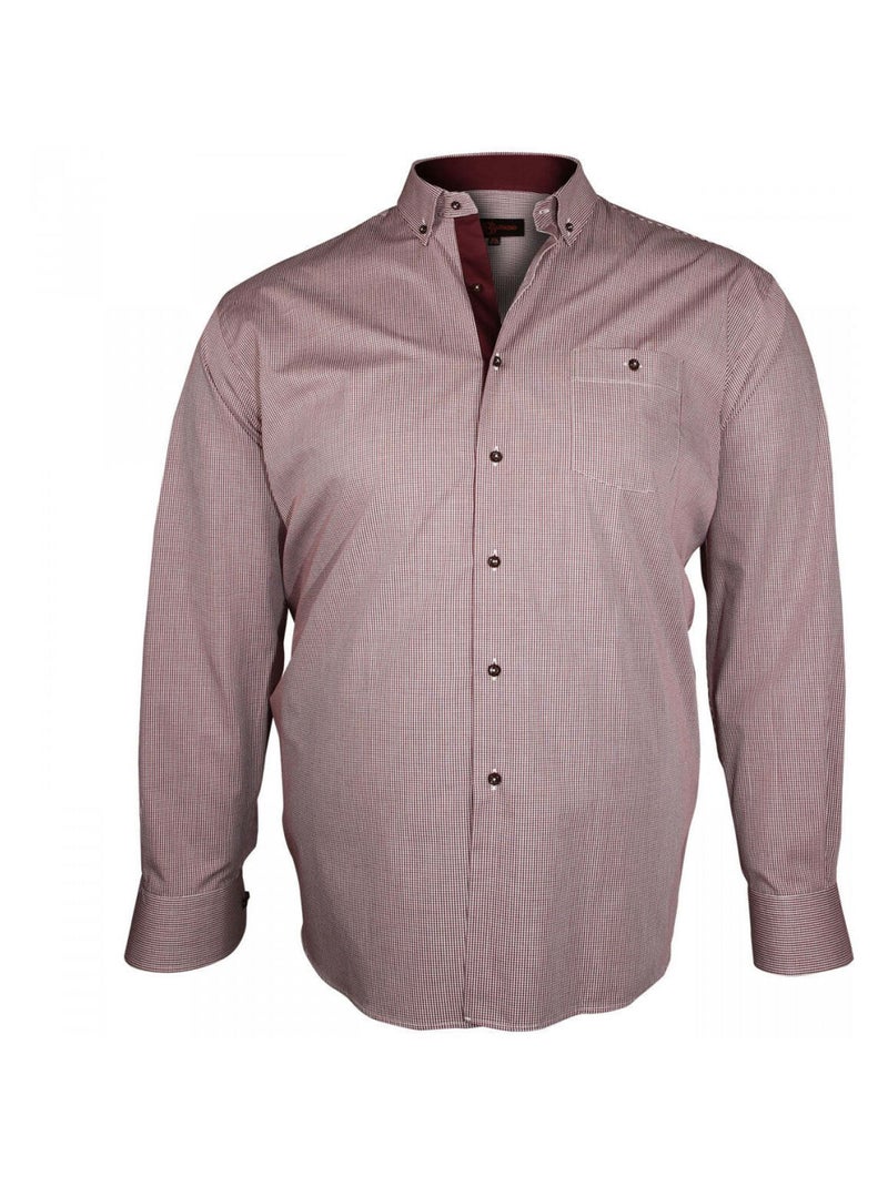 Chemise homme grande taille sport coupe droite WEEK END Doublissimo Bleu marine - Kiabi