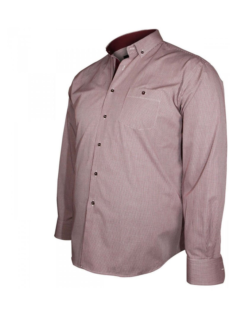 Chemise homme grande taille sport coupe droite WEEK END Doublissimo Bleu marine - Kiabi