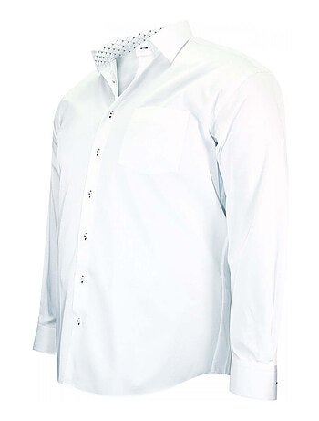 Chemise homme grande taille tendance coupe droite antibe doublissimo