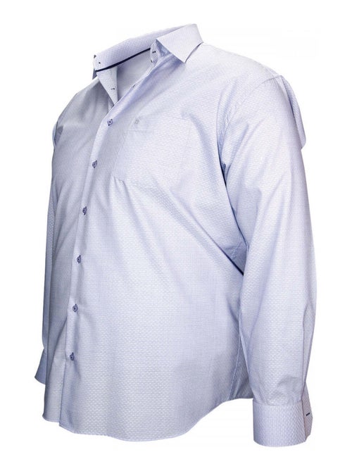 Chemise homme grande taille tissu armuré coupe droite HONFLEUR Doublissimo Parme , 47,48 3XL - Kiabi Chemise homme grande taille tissu armuré coupe droite HONFLEUR Doublissimo Parme , 47,48 3XL - Kiabi