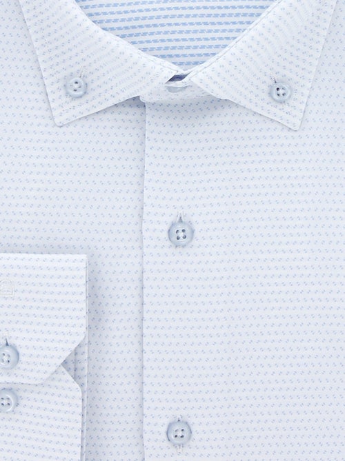 Chemise homme grande taille tissu imprimé coupe droite COLLETO Doublissimo Blanc , 47,48 3XL - Kiabi