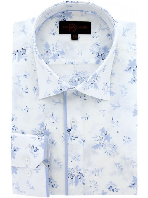 Chemise homme grande taille tissu imprimé coupe droite FIOBLU Doublissimo - Kiabi Chemise homme grande taille tissu imprimé coupe droite FIOBLU Doublissimo - Kiabi