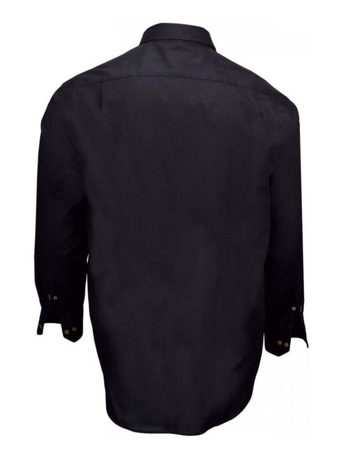 Chemise homme grande taille tissu oxford coupe droite LONDON Doublissimo Bleu , 49,50 4XL - Kiabi