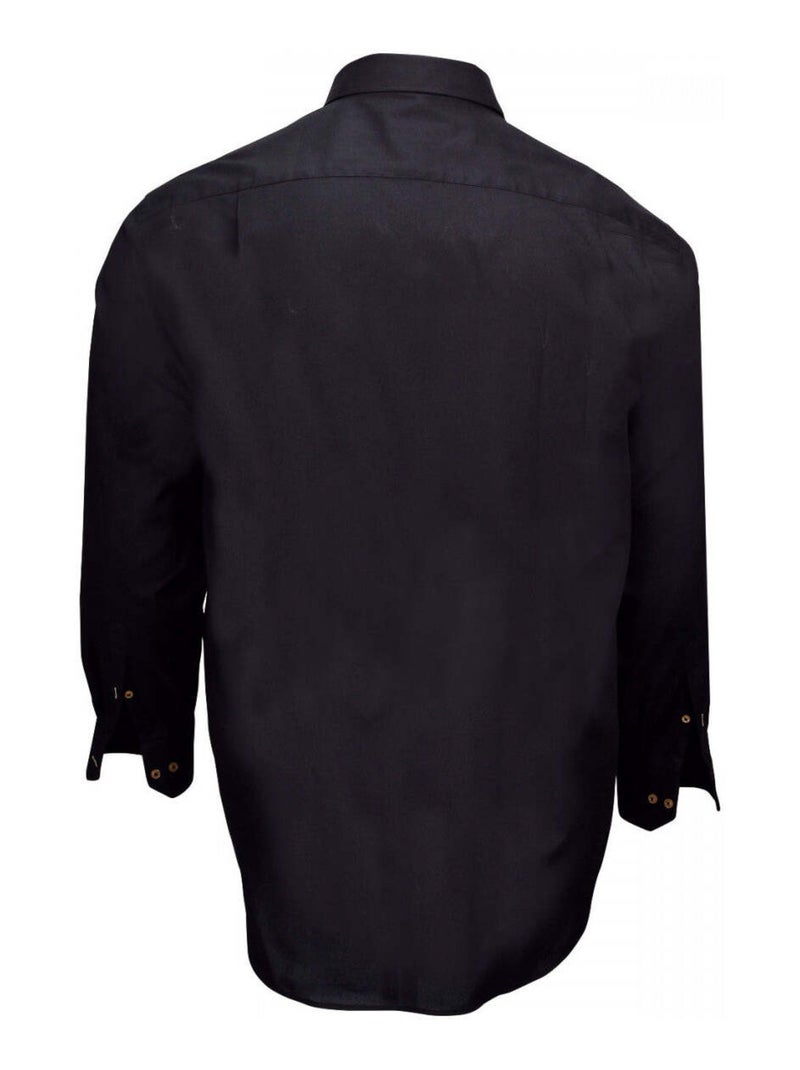 Chemise homme grande taille tissu oxford coupe droite LONDON Doublissimo Bleu - Kiabi