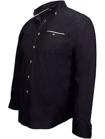 Chemise homme grande taille tissu oxford coupe droite LONDON Doublissimo