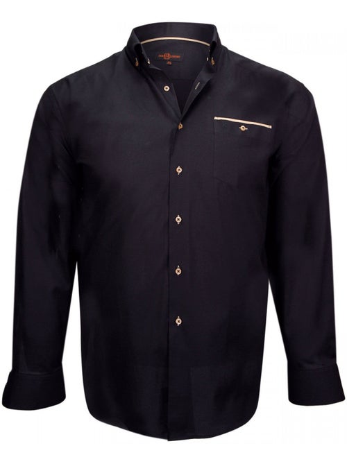 Chemise homme grande taille tissu oxford coupe droite LONDON Doublissimo - Kiabi Chemise homme grande taille tissu oxford coupe droite LONDON Doublissimo - Kiabi