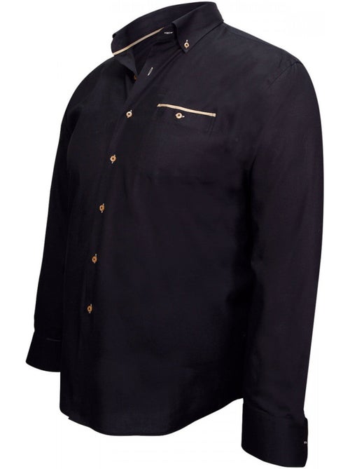 Chemise homme grande taille tissu oxford coupe droite LONDON Doublissimo - Kiabi Chemise homme grande taille tissu oxford coupe droite LONDON Doublissimo - Kiabi
