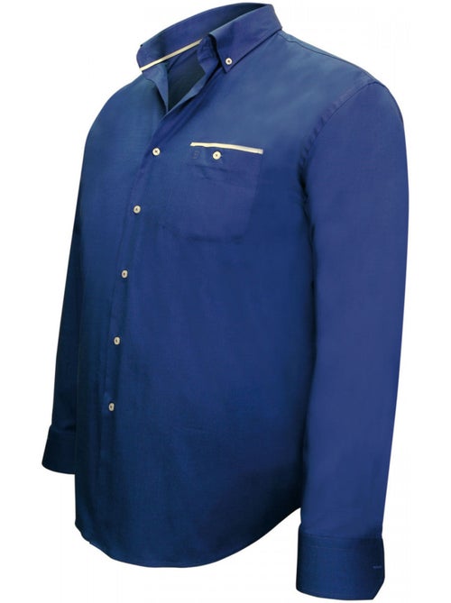 Chemise homme grande taille tissu oxford coupe droite LONDON Doublissimo - Kiabi Chemise homme grande taille tissu oxford coupe droite LONDON Doublissimo - Kiabi
