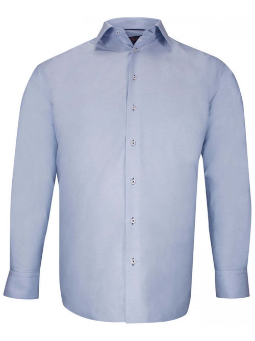 Chemise homme grande taille tissu oxford coupe droite OPPICHE Doublissimo Blanc , 47,48 3XL - Kiabi