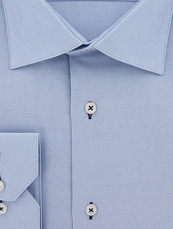 Chemise homme grande taille tissu oxford coupe droite OPPICHE Doublissimo