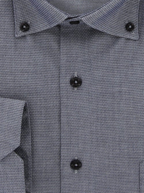 Chemise homme grande taille tissu texturé à col boutonné coupe droite ARMATONI Doublissimo - Kiabi