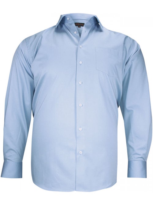 Chemise homme grande taille tissu texturé coupe droite TONOBLU Doublissimo - Kiabi Chemise homme grande taille tissu texturé coupe droite TONOBLU Doublissimo - Kiabi