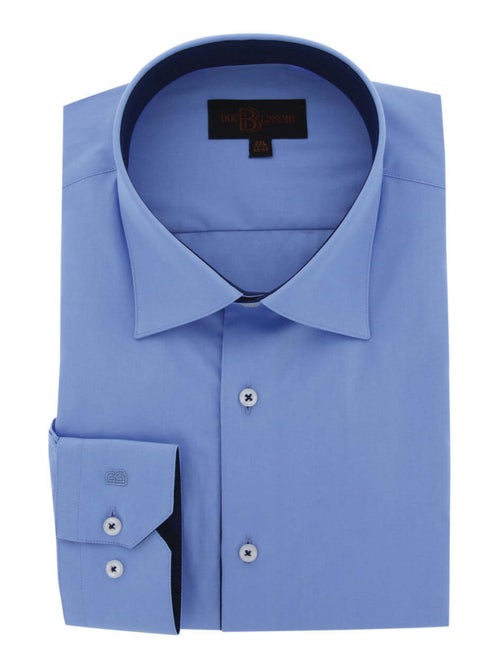 Chemise homme grande taille tissu uni coupe droite CLASSOPO Doublissimo Blanc , 47,48 3XL - Kiabi